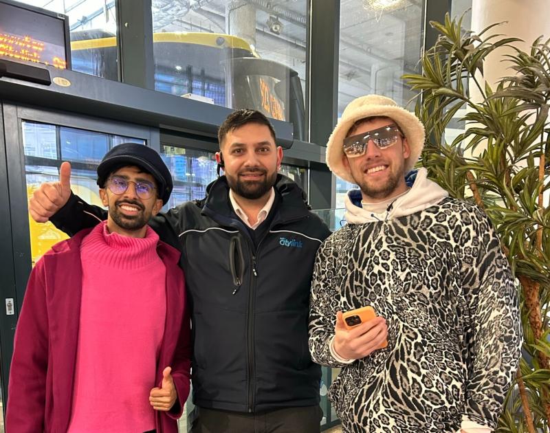 Famous YouTubers spotted on Galway to Dublin commuter service