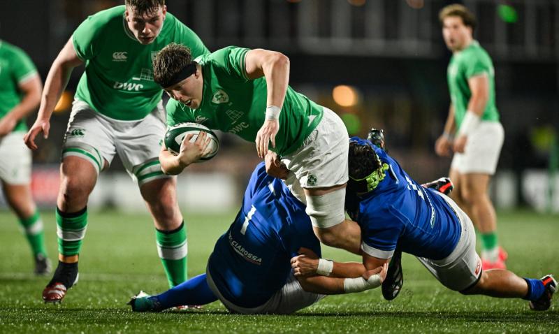 Limerick players inspire Ireland U20s to hard fought Six Nations win over Italy