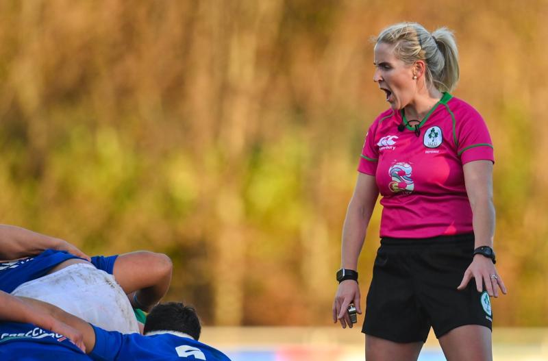 Limerick referee to take charge of her last international match in April