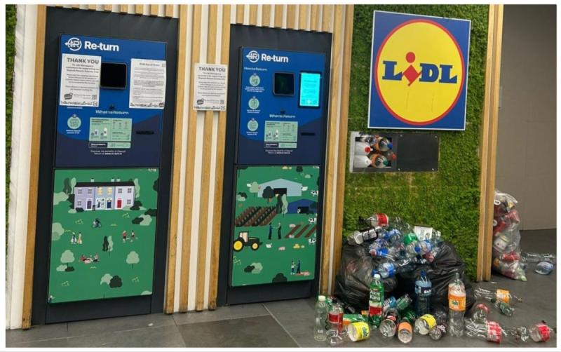 Deposit scheme is 'just another tax' says Irish celebrity as return facilities littered
