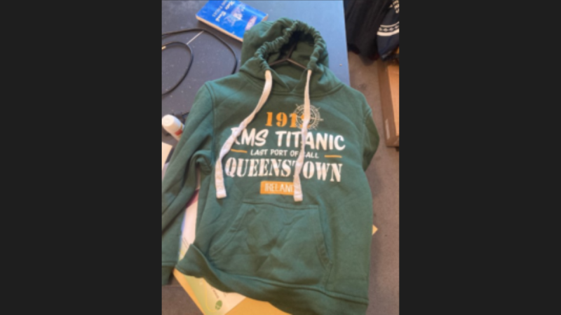 Children's hoodie removed from sale in Irish shops due to risk of strangulation