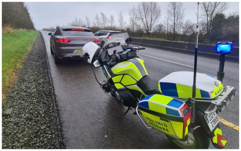 Speeding Porsche driver arrested on busy motorway after testing positive for cocaine