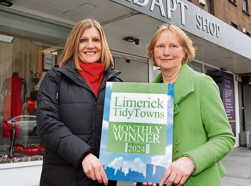 Limerick charity shop staff given Tidy Towns award