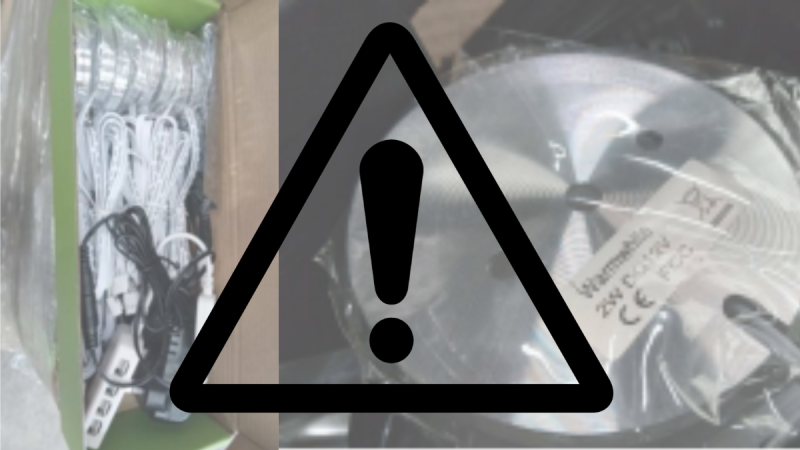 Wall lights sold on Amazon recalled due to major risk of fire and burns