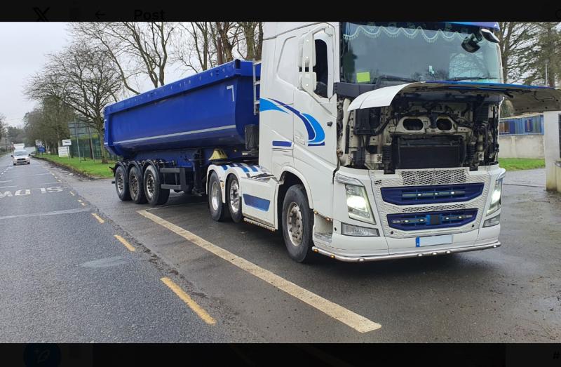 Uninsured learner truck driver faces court as lorry is seized