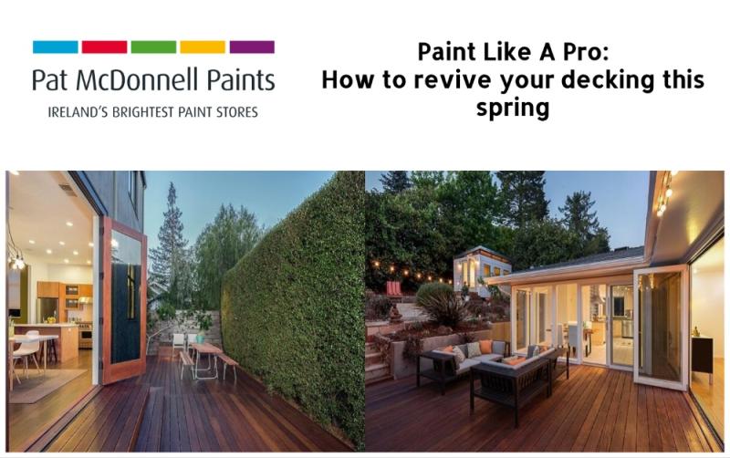 Paint Like a Pro: How to revive your decking this spring