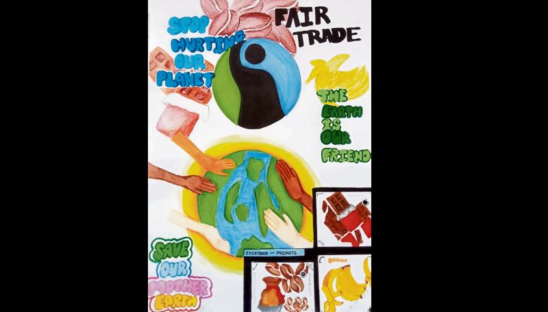 Limerick students win prizes for Fair Trade artwork