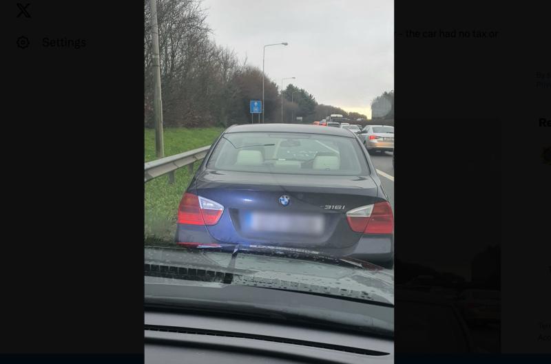 Motorist arrested after being caught ‘whizzing’ up a bus lane 