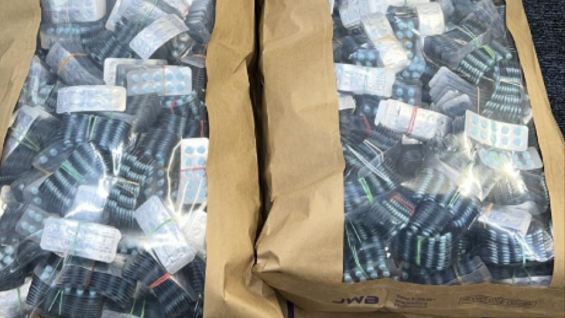 CAUGHT: 50,000 tablets of benzodiazepines seized by Gardaí after search operation