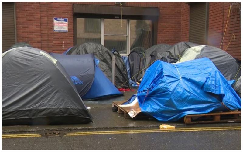'I never thought this would be happening to me': Irish 'Tent City' labeled as 'humanitarian crisis'