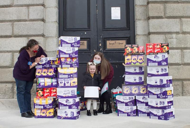 'Sister's Act' of kindness as they donate 800 eggs to sick children this Easter