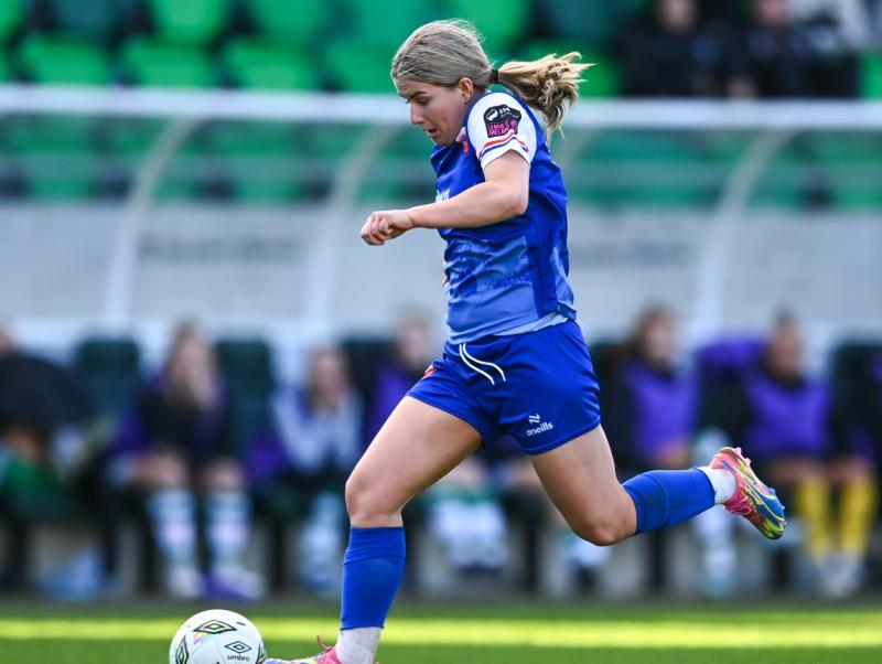 Treaty United's Katie Lawlee showing her class at start of 2024 season