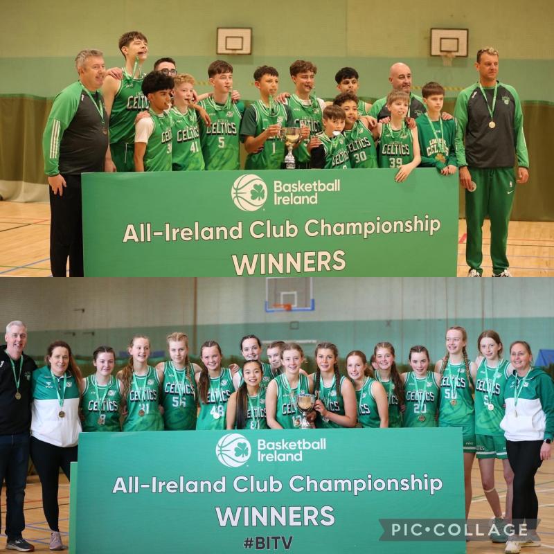Limerick Celtics capture double U14 All-Ireland basketball titles