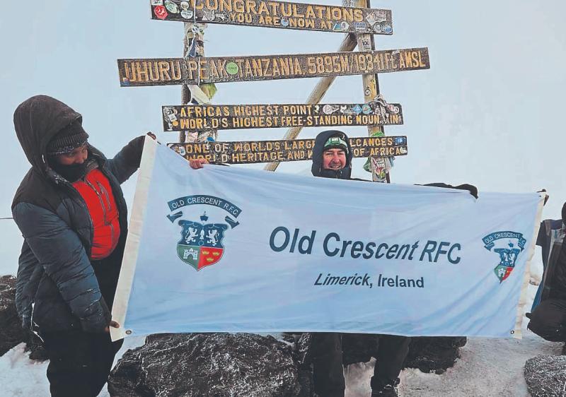 Old Crescent flag flies proudly at mountain top