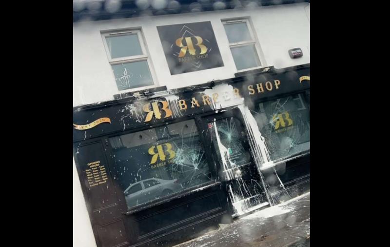 Business as usual at vandalised Limerick barber shop