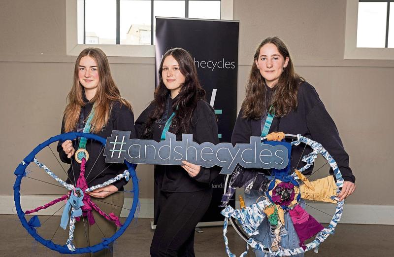 Too ‘tyred’ to cycle? Certainly not these Limerick girls