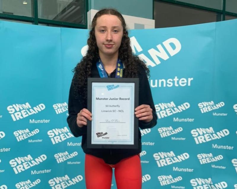 Limerick teenager in record-breaking form at Munster Long Course Swimming Championships