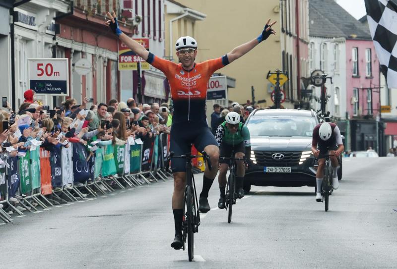 Cyclists wow as Kilmallock hosts exciting first ever stage finish in Rás Tailteann