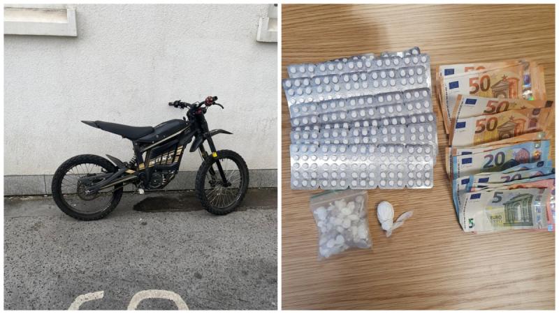 Drugs seized from teenage 'dealers' following e-bike chase
