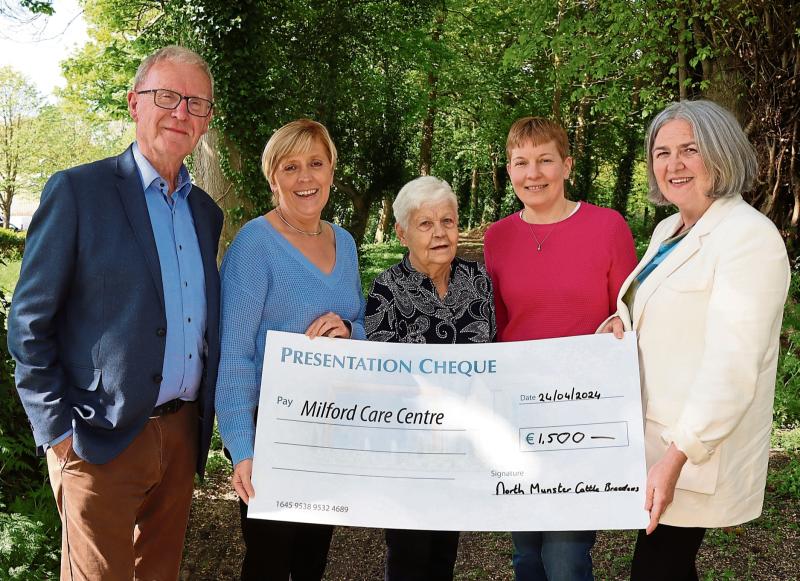 Society’s donation to Milford for late Ted