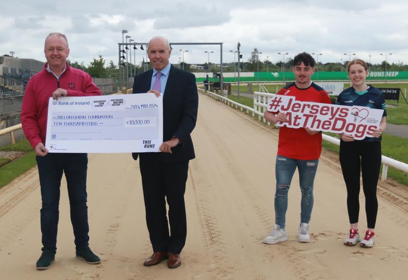 Limerick Greyhound Stadium helps raise €10,000 for the Dillon Quirke Foundation