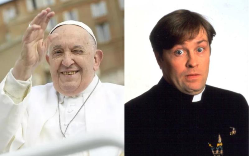 You must be joking! Father Ted icon and RTÉ hosts among comedians meeting the Pope this week