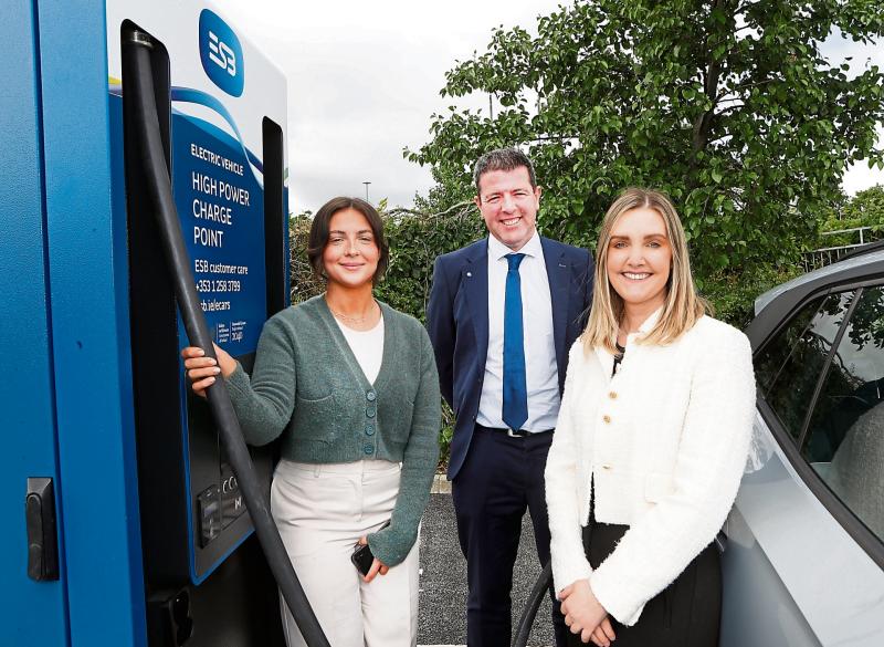 Fast charge while you relax and shop at the Crescent Shopping Centre in Limerick