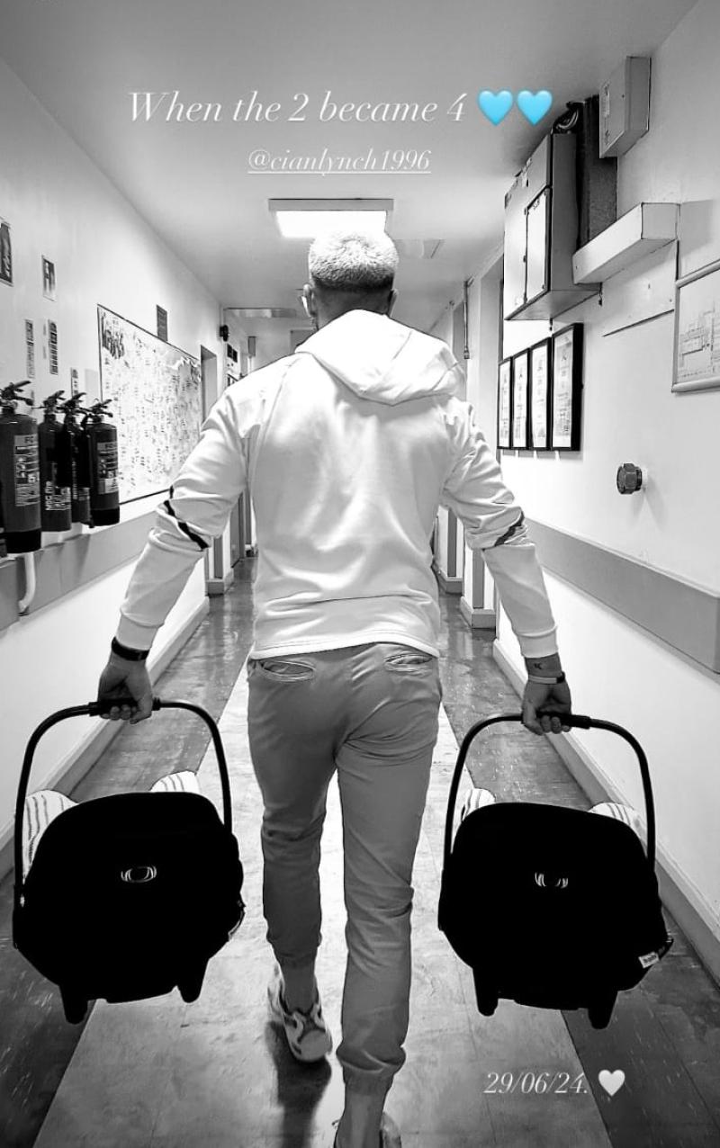 No paternity leave for Limerick's Cian Lynch as he and partner Dayna welcome twns