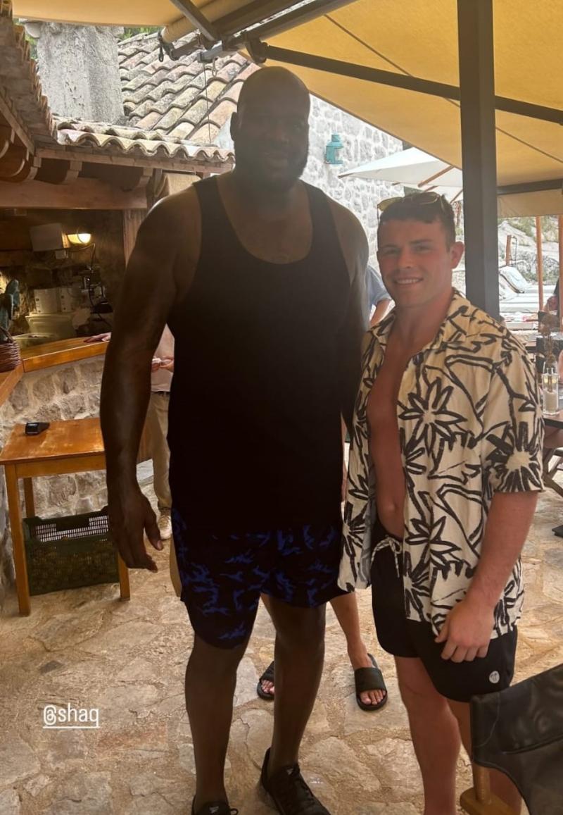 When Shaq met Nash - Munster Rugby star poses alongside NBA legend while holidaying abroad