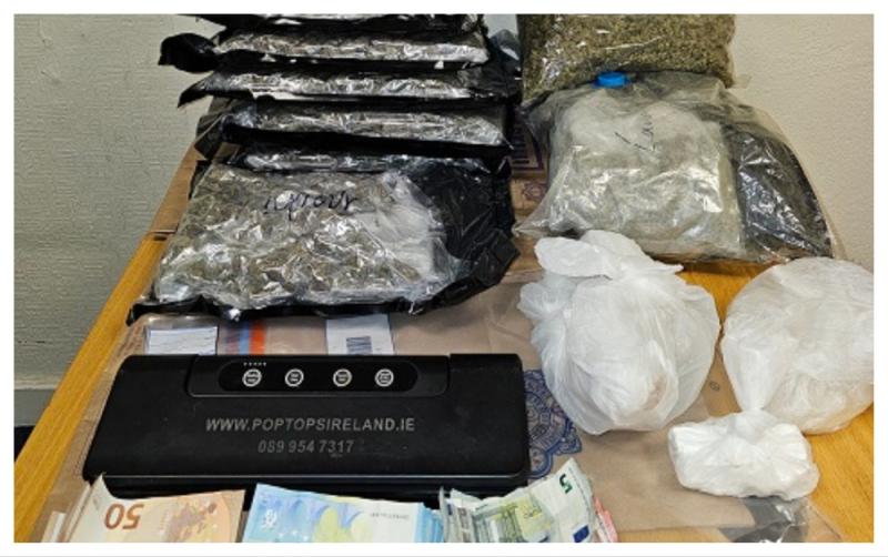 Man, 20s, arrested after €160k worth of cannabis, cocaine and MDMA seized from home