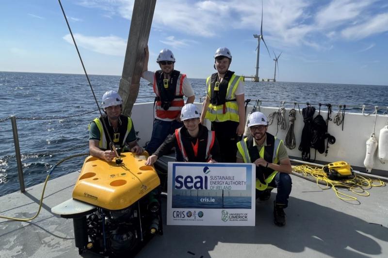 University of Limerick researchers find robot solution for wind farm maintenance