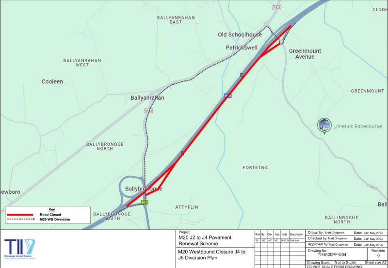 Resurfacing works on major Limerick road to last for up to 10 weeks