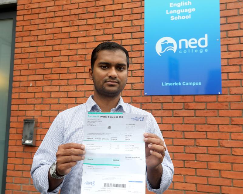 Limerick language school boss slams ‘farcical’ bill from Uisce Eireann