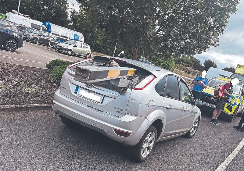 Limerick woman doing weekly shop when car was poleaxed thanks emergency services