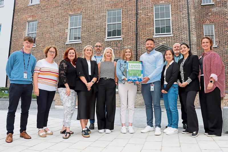 Verizon staff recognised by Limerick City Tidy Towns team