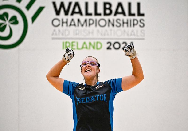 Martina McMahon basks in double ‘World’ wallball glory