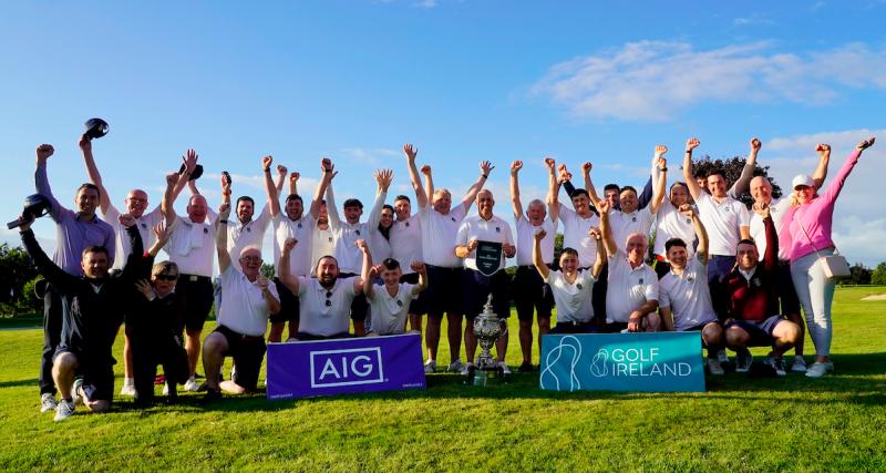Castletroy Golf Club end 31-year wait to claim thrilling AIG Men’s Senior Cup win