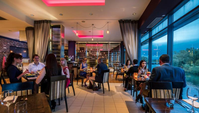 Treat yourself to lunch or dinner with  food that ‘hits the spot’ at the Absolute Hotel