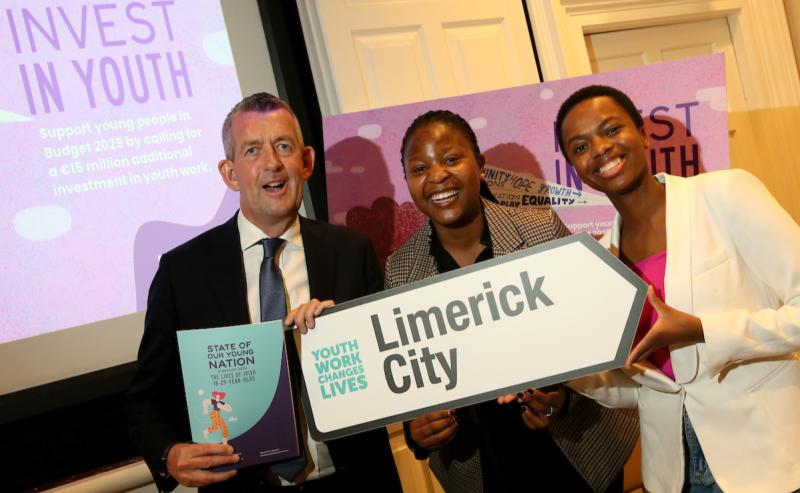 Young people from Limerick call on elected representatives to increase funding for youth work services