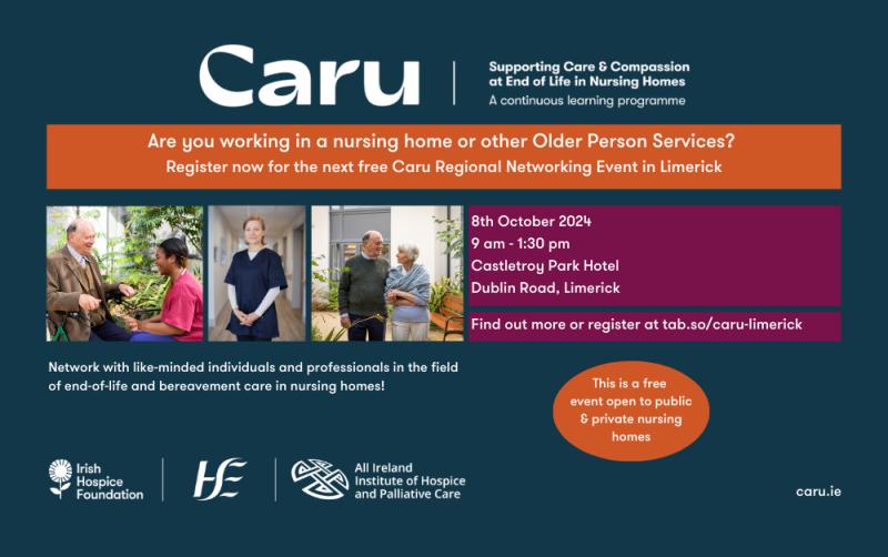 Free Caru Regional Networking Event to be held in Limerick this October