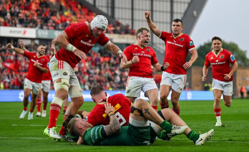 Munster edge Connacht in thrilling 10-try URC opener at Thomond Park