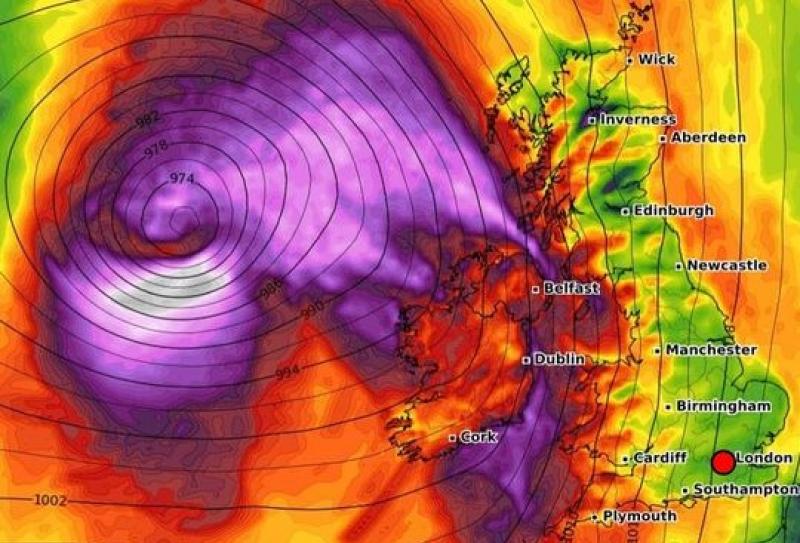 First look at Met Éireann's weekend weather forecast and it's not good news