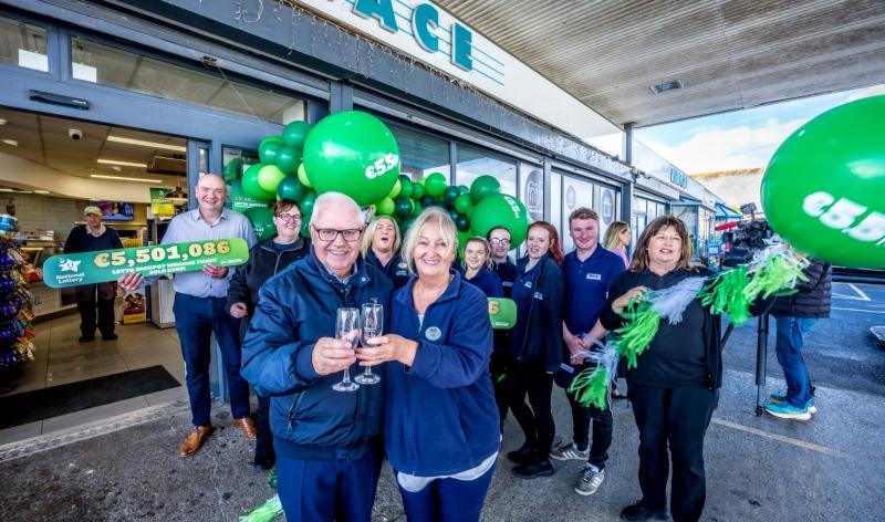 'What a lovely phone call to get' - Limerick store owner celebrates sale of €5.5m lotto ticket