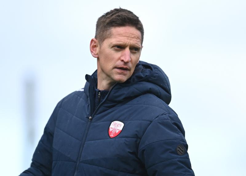 Treaty United senior women's manager Dominic Foley departing the role