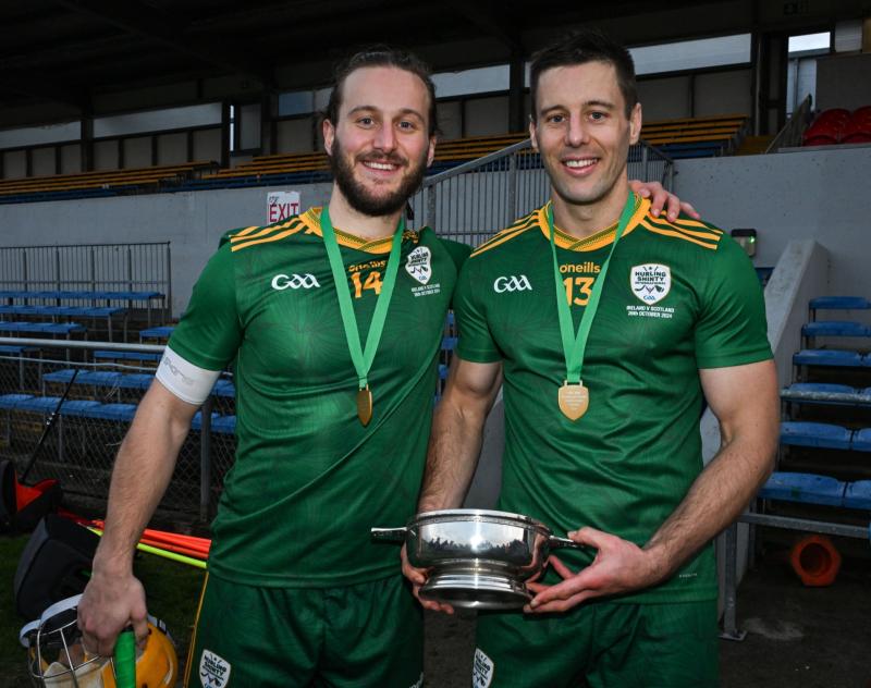 Limerick All-Ireland winning heroes help Ireland to shinty glory
