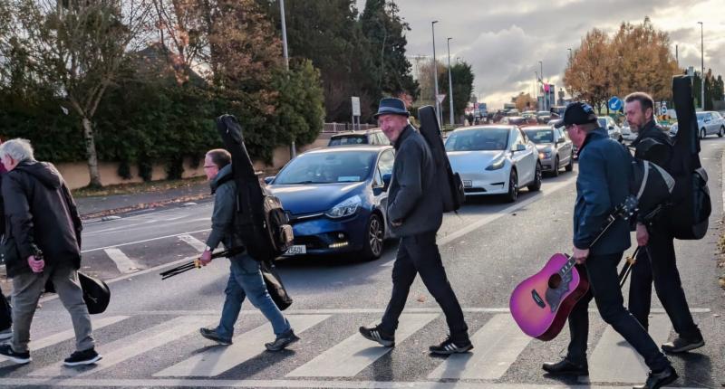 Men's Shed play impromptu gigs at Limerick nursing home