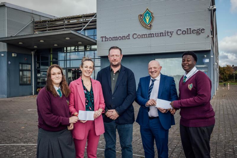 Boston-based CEO returns to his native Limerick and former school to honour students