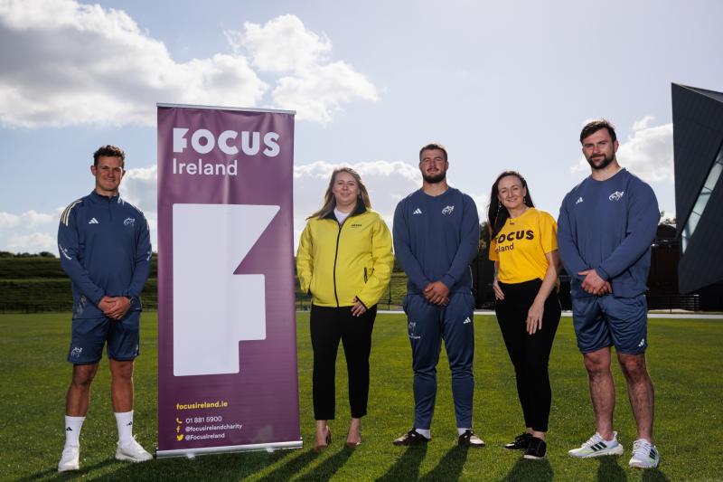Munster Rugby announce Focus Ireland as one the club’s nominated charities