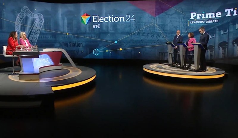 RTE Prime Time Leaders' Debate sparks heated conversation on social media