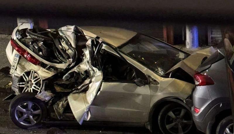 Multiple vehicles damaged as car launched into the air in Limerick collision